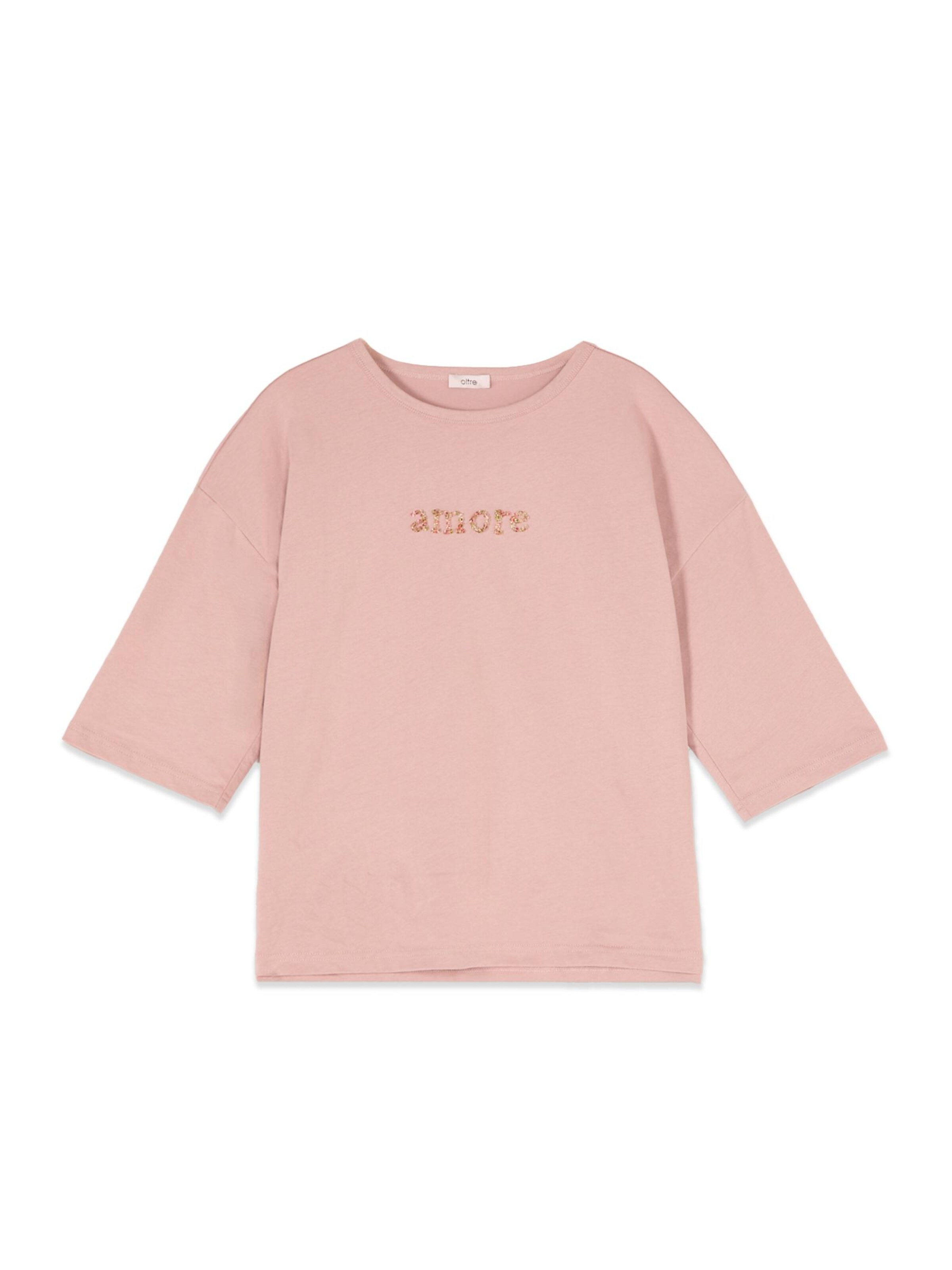 Maglietta di oltre in rosa: frontale