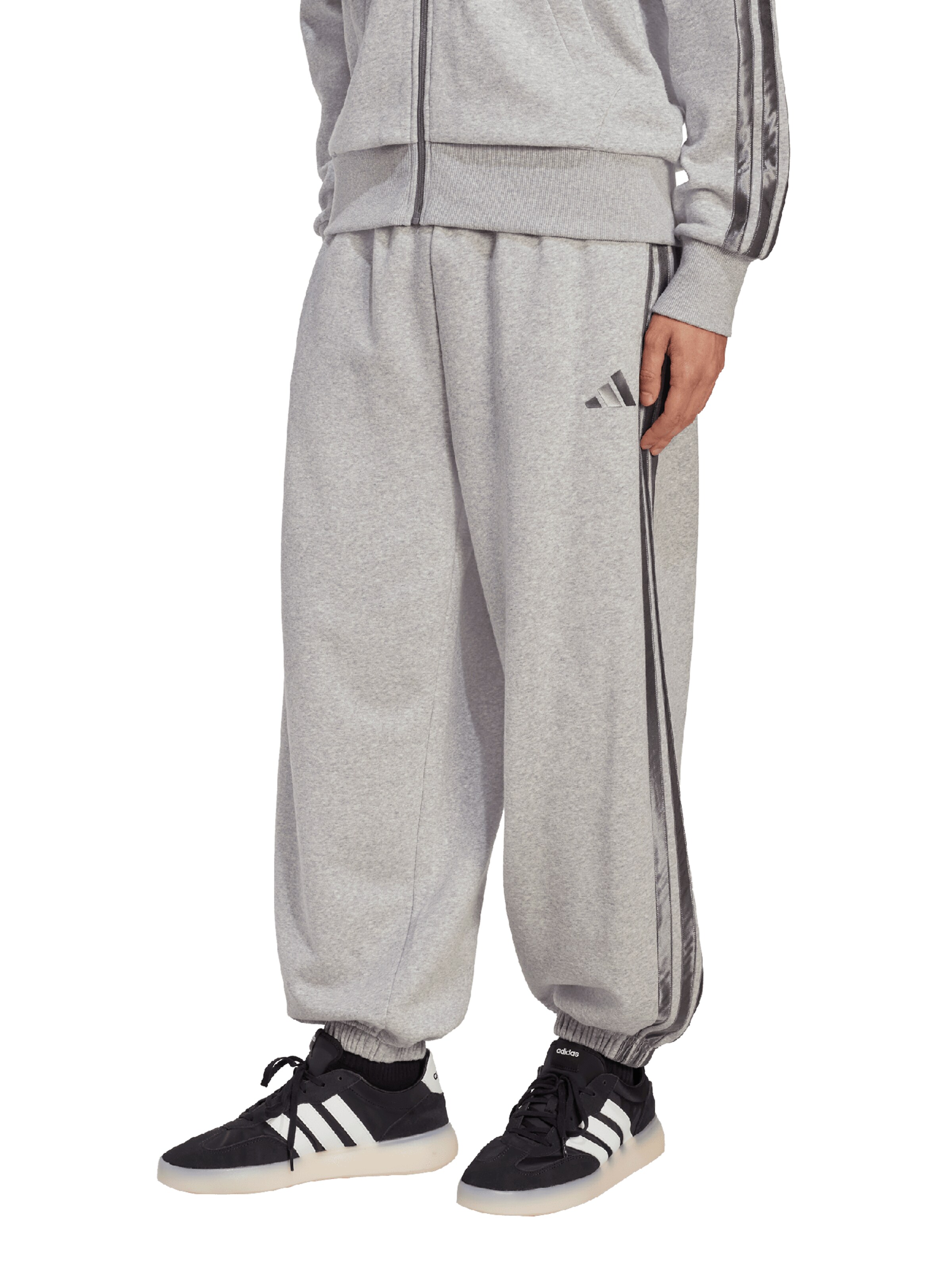 ADIDAS SPORTSWEAR Tapered Sporthose 'ESS' in Grau: Vorderseite