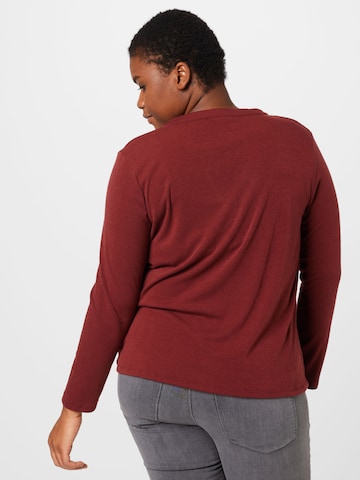 ABOUT YOU Curvy - Camisa 'Felice' em vermelho