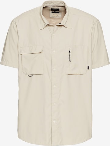 CAMEL ACTIVE Kurzarmhemd mit Cooling Effekt in Beige: Vorderseite