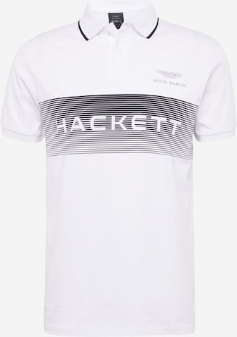 Hackett London - Camisa 'AMR' em branco: frente