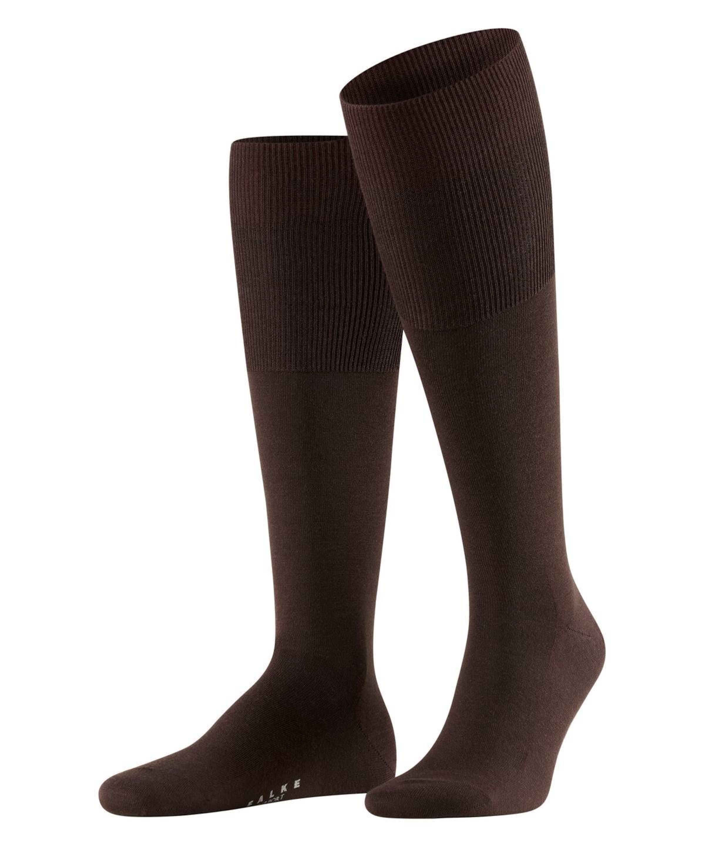 Chaussettes 'Airport' FALKE en marron : devant