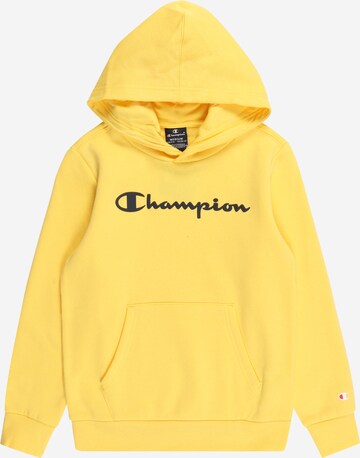 Champion Authentic Athletic Apparel Sweatshirt i gul: framsida