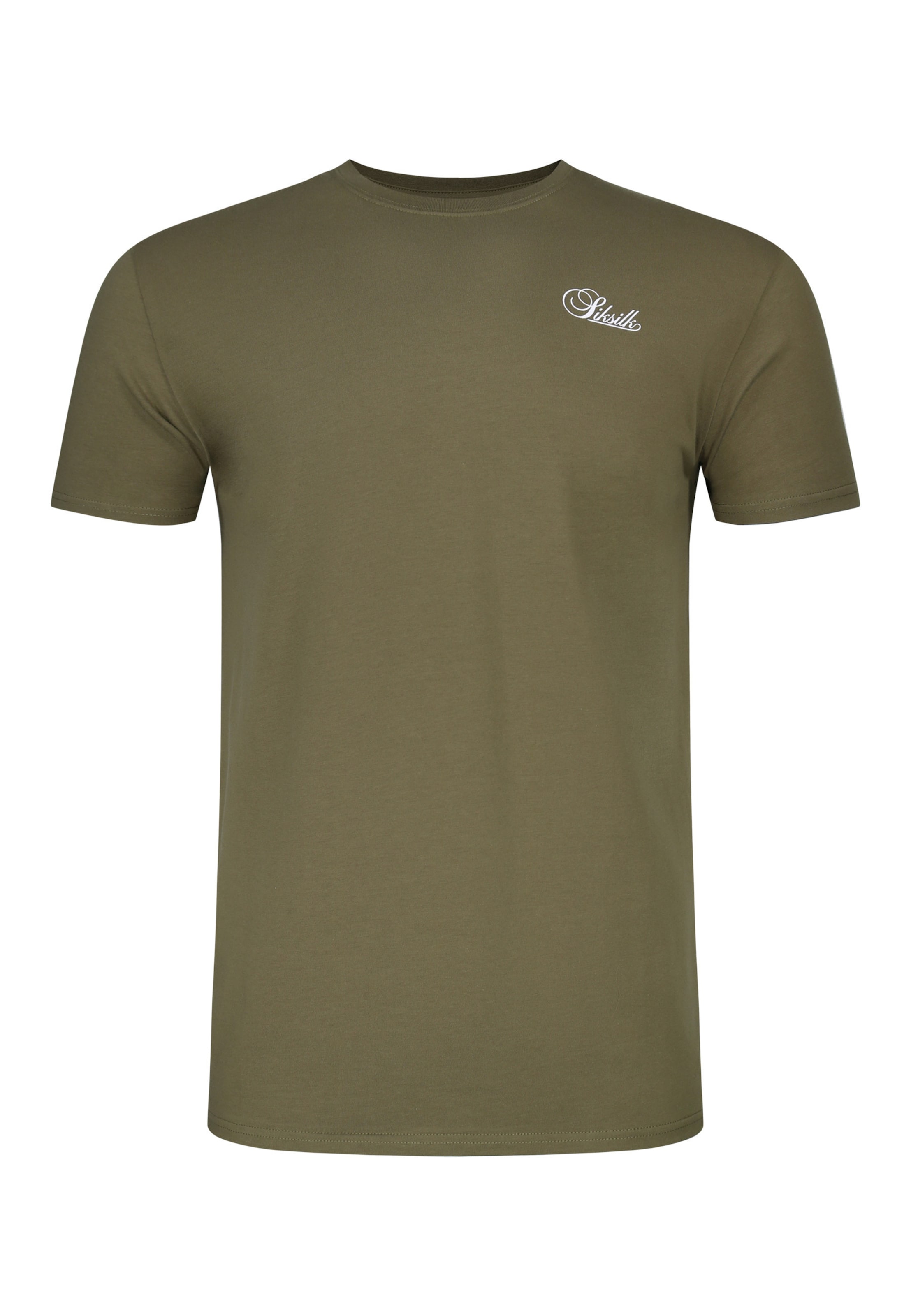 SikSilk Koszulka 'Essentials' w kolorze zielony: przód