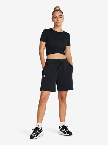 UNDER ARMOUR Loosefit Sporthose in Schwarz