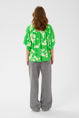 Chemisier 'SLArjana' SOAKED IN LUXURY en vert