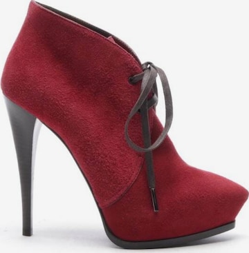 Lanvin Dress Boots in 39 in Red: front