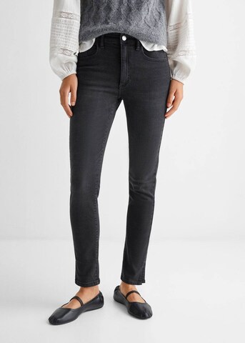 MANGO TEEN Skinny Jeans in Black: front