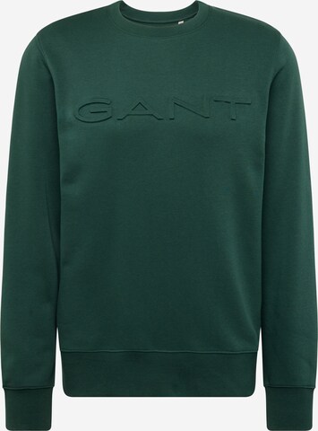 Sweat-shirt GANT en vert : devant