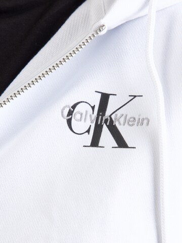 Calvin Klein Jeans Sweatvest in Wit