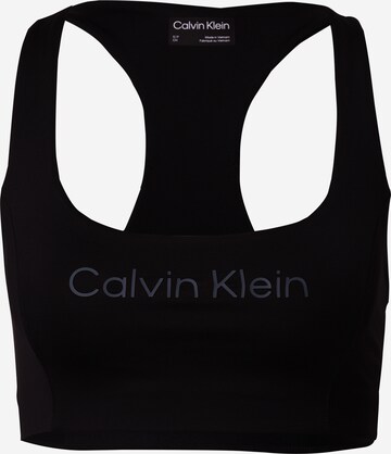 Calvin Klein Sport Μπουστάκι Αθλητικό σουτιέν σε μαύρο: μπροστά