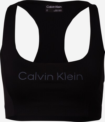 Calvin Klein Sport Sport-BH in dunkelgrau / schwarz, Produktansicht