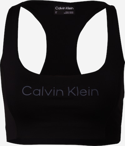 Calvin Klein Sport Спортен сутиен в тъмносиво / черно, Преглед на продукта