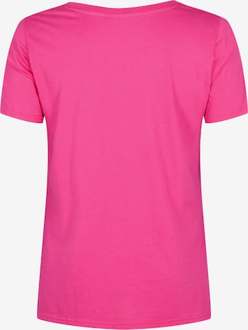 Zizzi Shirt 'Danna' in Roze