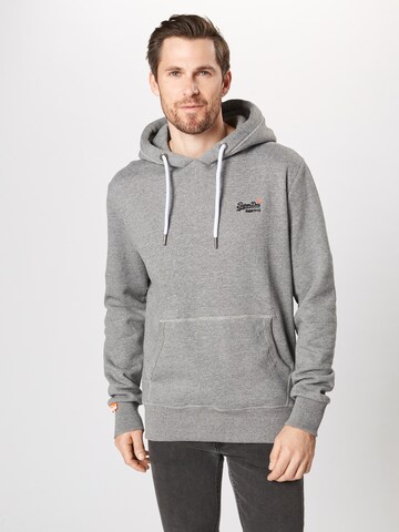 Superdry Sweatshirt in Grijs: voorkant