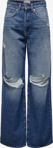 ONLY Wide leg Jeans 'Hope' in Blauw: voorkant