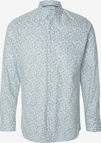 Coupe regular Chemise 'ETHAN' SELECTED HOMME en bleu : devant