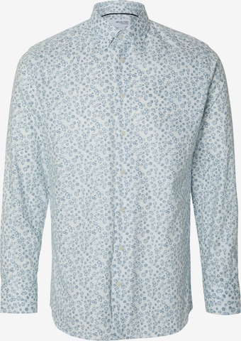 SELECTED HOMME Regular fit Overhemd 'ETHAN' in Blauw: voorkant