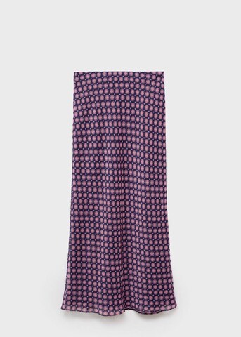 MANGO TEEN Skirt 'Chiffy' in Purple