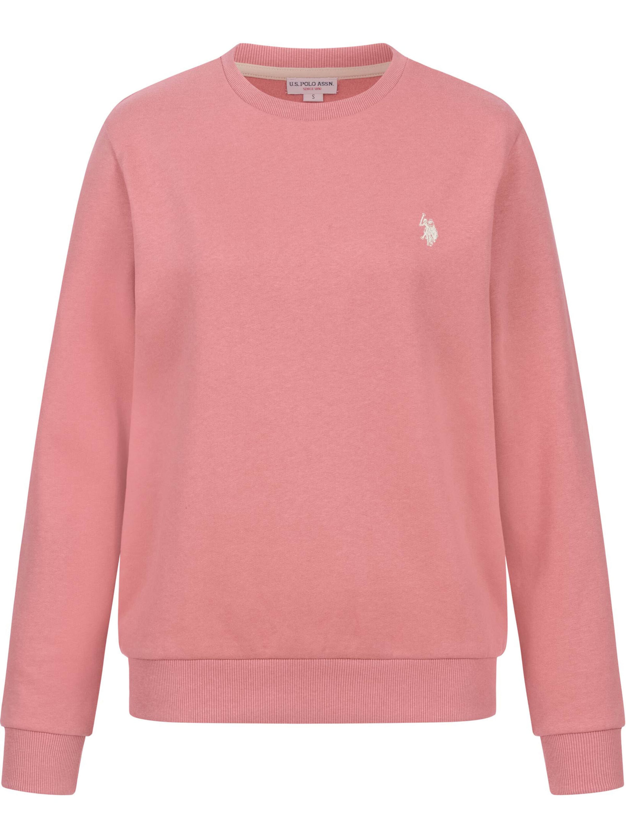 U.S. POLO ASSN. Sweatshirt in Pink: front
