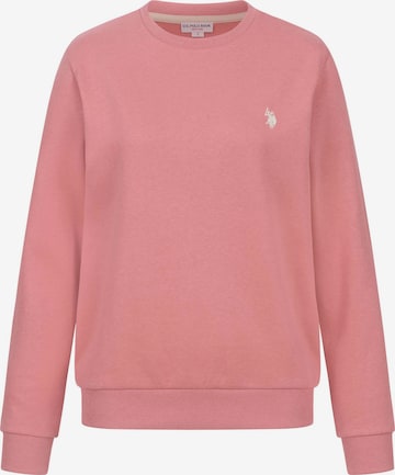 U.S. POLO ASSN. Sweatshirt in Pink: Vorderseite