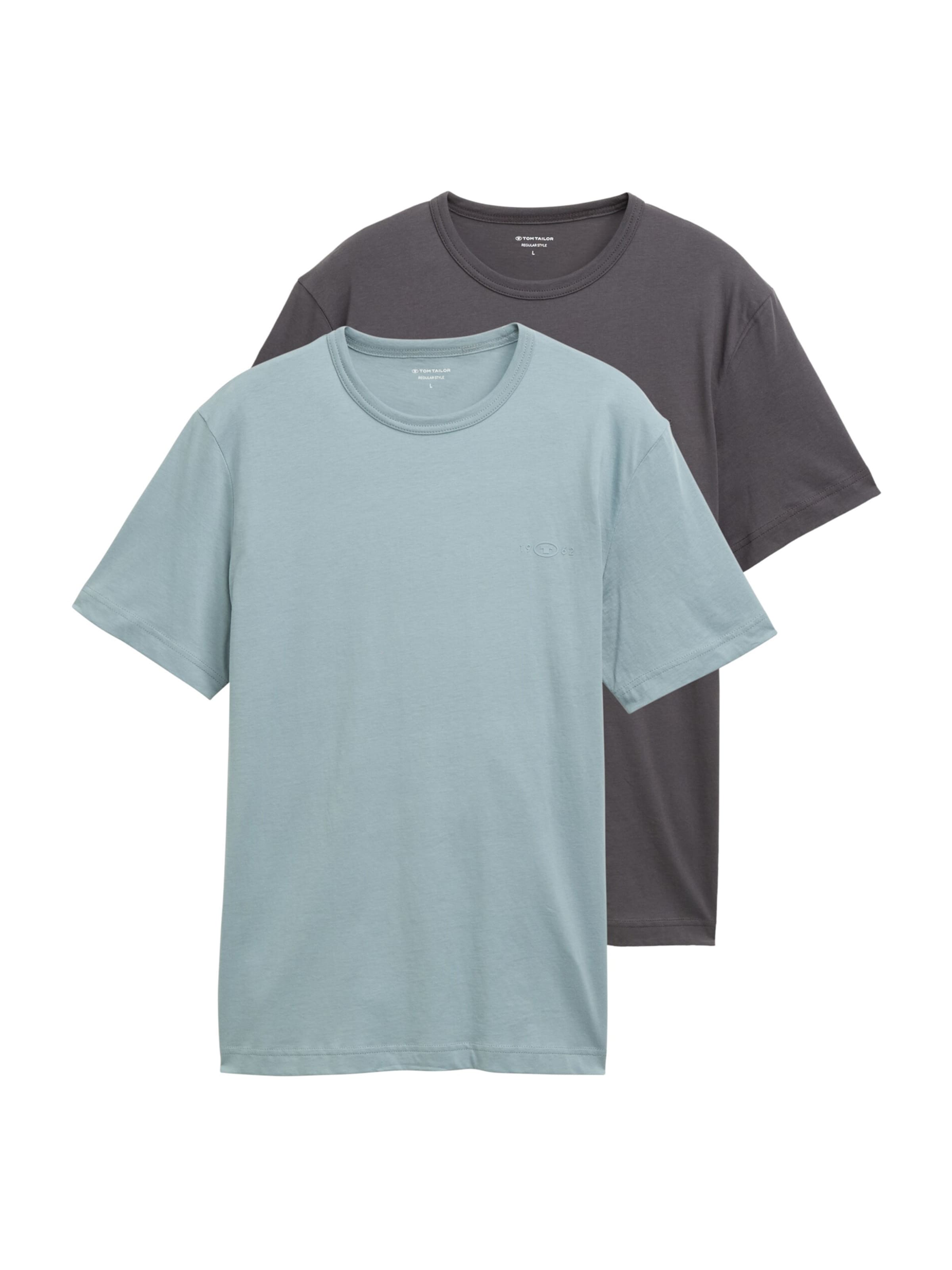 TOM TAILOR Μπλουζάκι σε γκρι: μπροστά