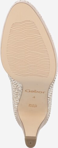 GABOR - Zapatos con plataforma en beige