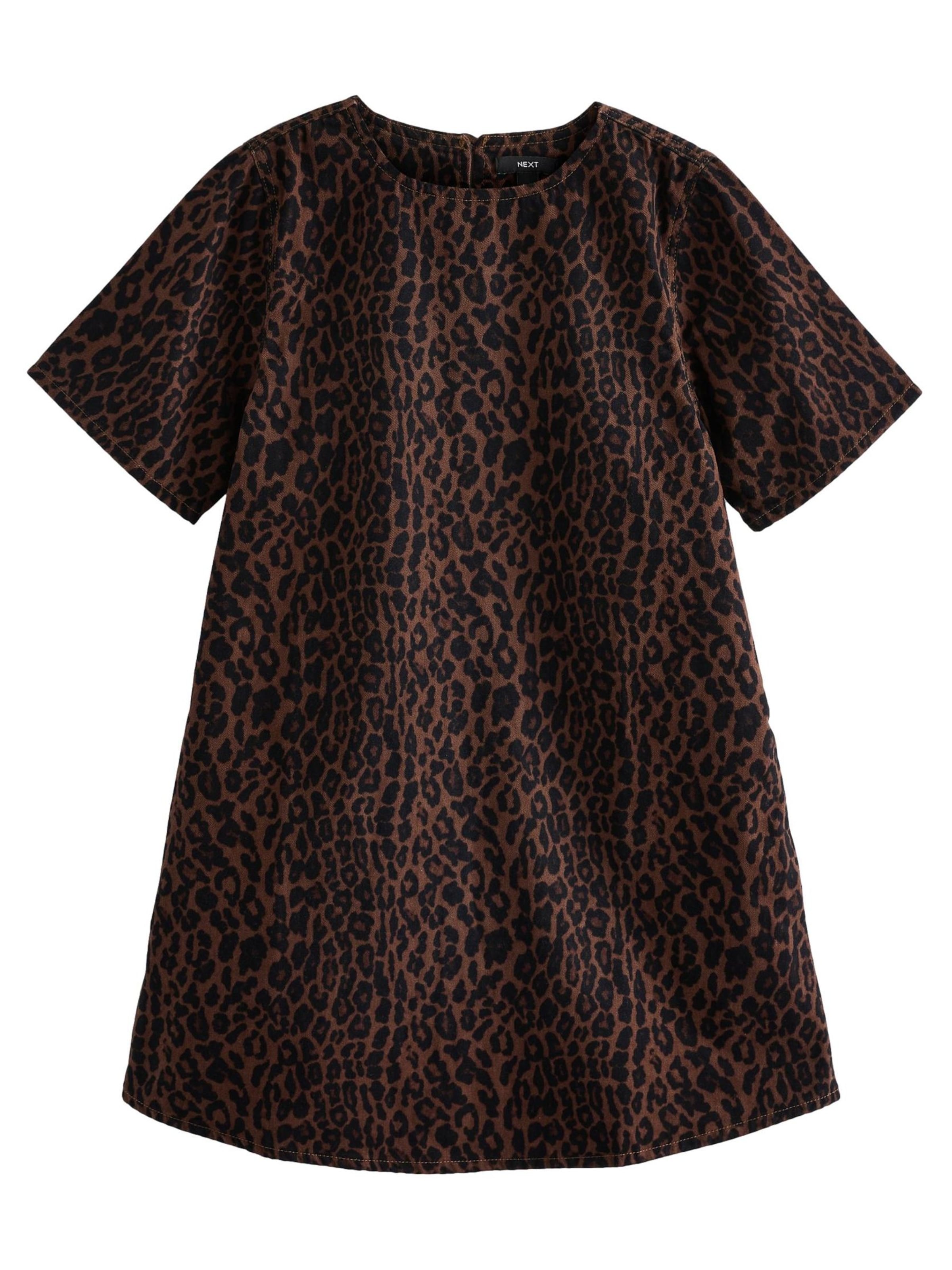 Next Shirt in Braun: Vorderseite