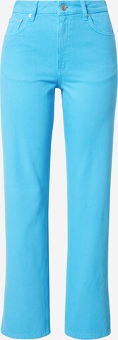 NA-KD Loosefit Jeans in Blauw: voorkant