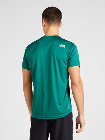 THE NORTH FACE Regular fit Λειτουργικό μπλουζάκι 'REAXION' σε πράσινο