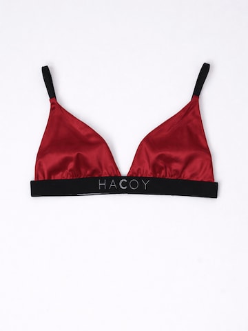 HACOY Bralette Bra in Red: front
