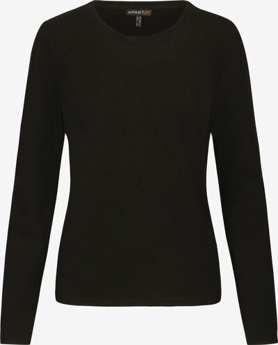 APART Cashmere Rundhalspullover aus hochwertigem Cashmere in schwarz, Produktansicht