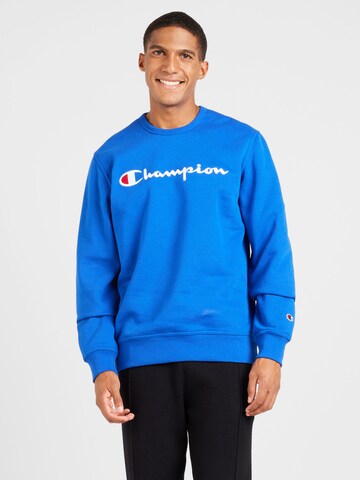 Felpa di Champion Authentic Athletic Apparel in blu: frontale