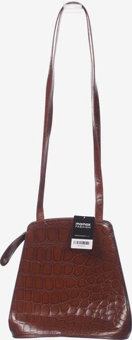 L.CREDI Handtasche gross Leder One Size in Braun: predná strana