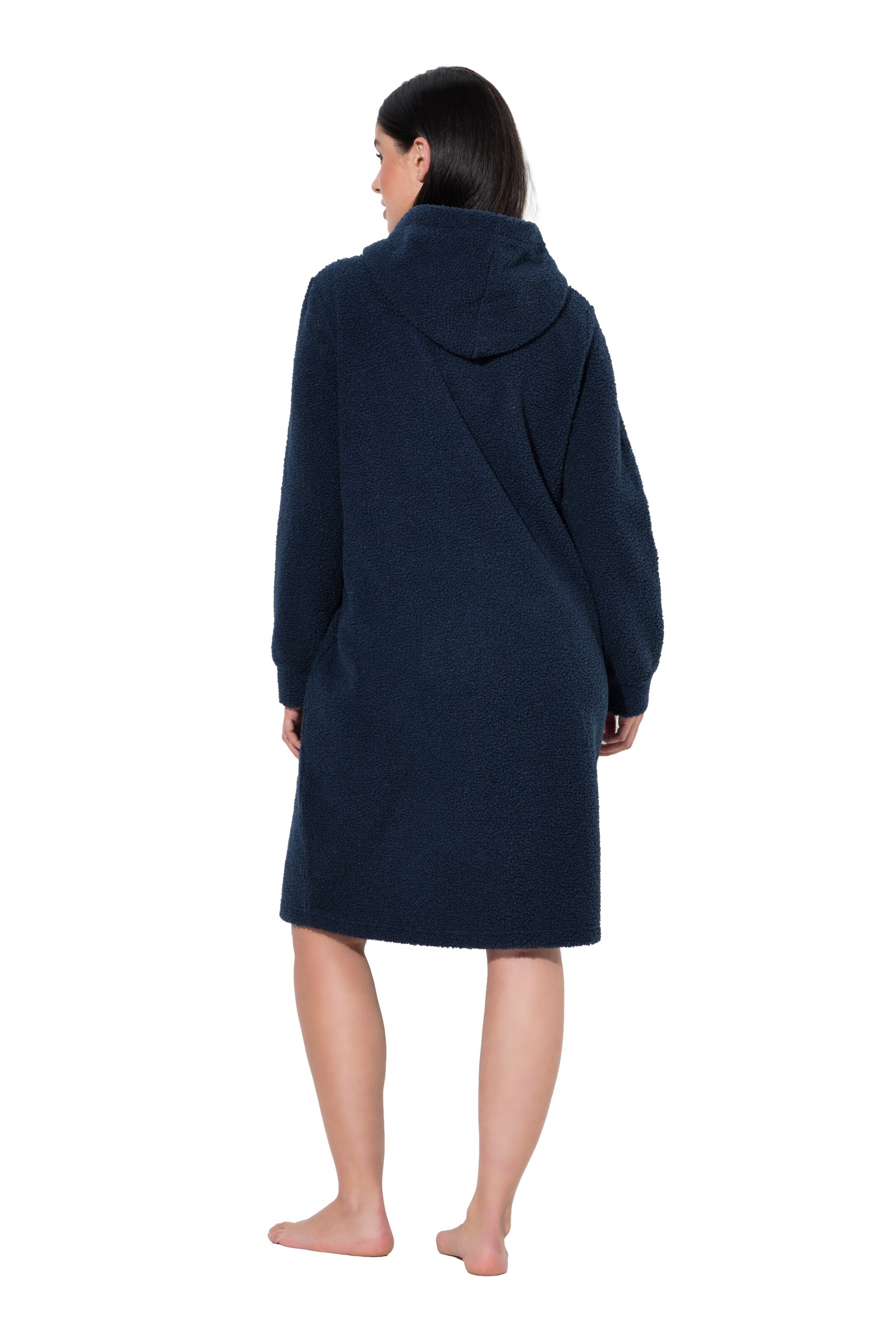 Ulla Popken Fleecejacke in Blau