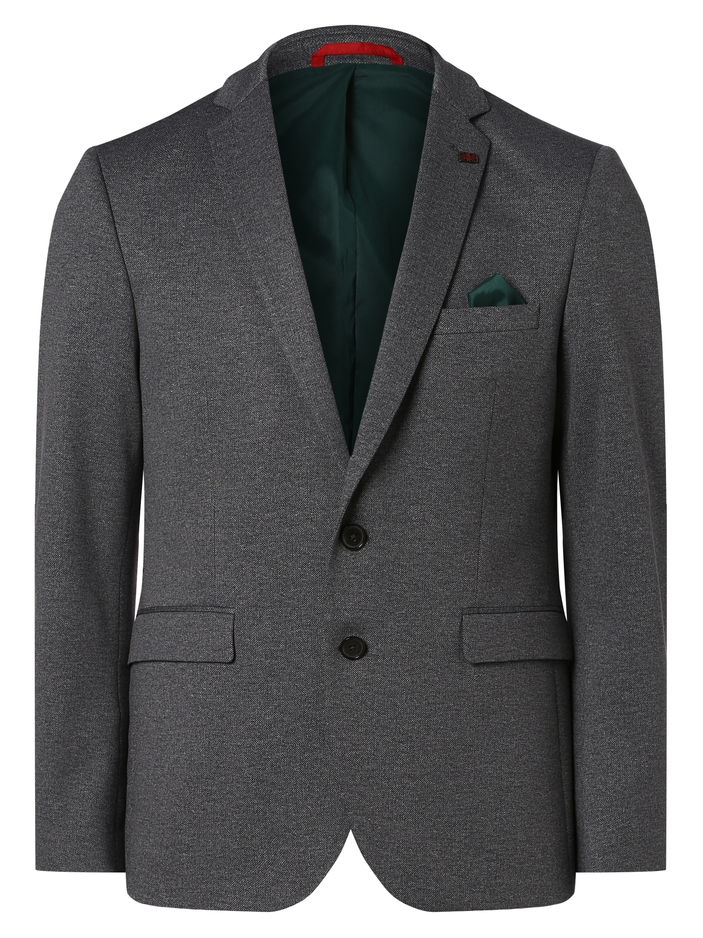 Coupe slim Veste de costume 'Brixdon' Finshley & Harding London en gris : devant