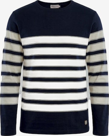 Armor Lux Sweater 'MARINIÈRE NAVIRE/MILK' in Mixed colours: front