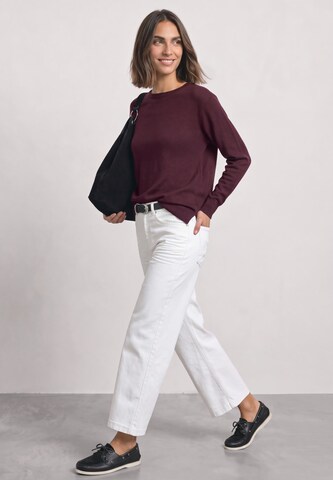 STREET ONE Dolman Pullover mit Boat Neck in Rot