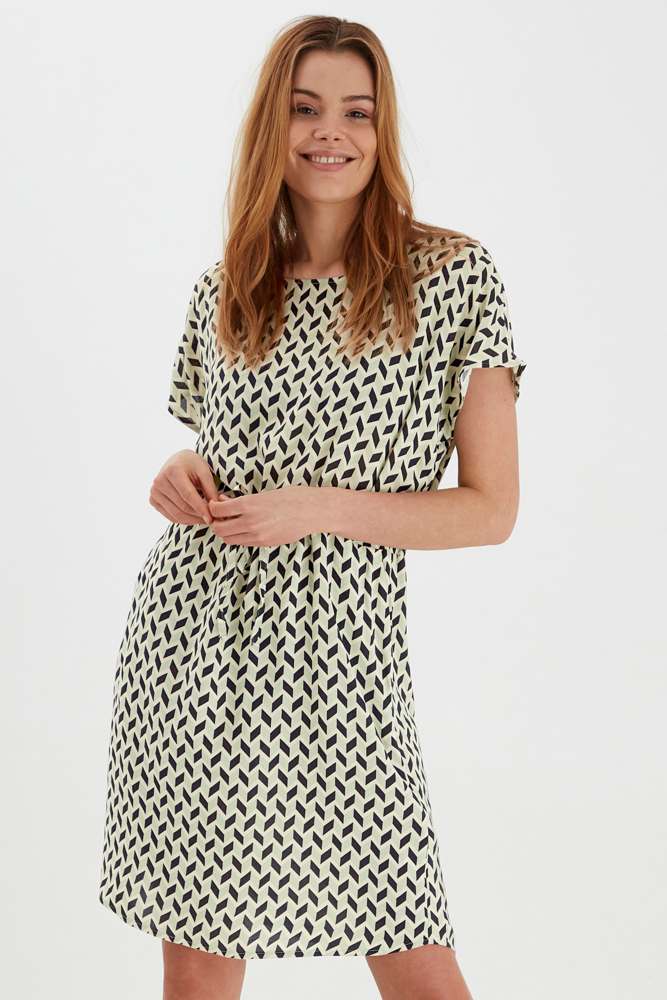 Frauen Große Größen b.young Freizeitkleid in Grün - PM04992 Frauen Große Größen b.young Freizeitkleid in Grün - PM04992
