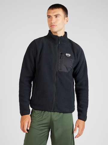 Hummel Fleece Jacket 'LGC OLIVER' in Black: front