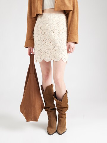 Gonna di VILA in beige: frontale