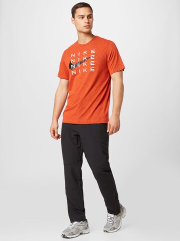 NIKE Functioneel shirt in Oranje