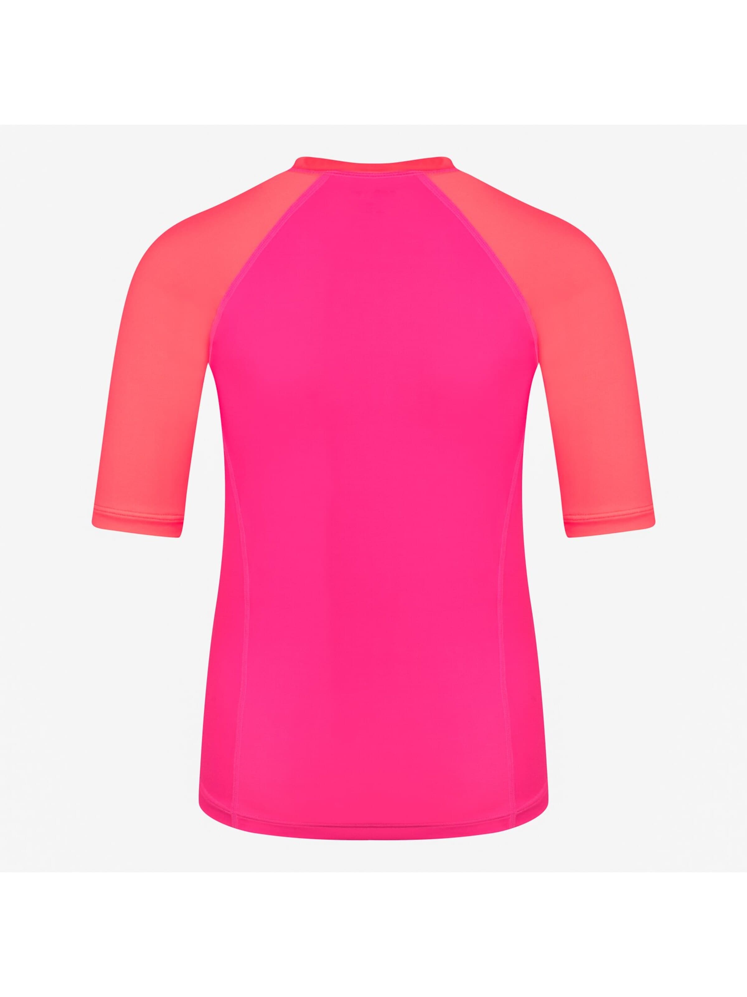 TROLLKIDS Athletic Swimwear in Pink: front