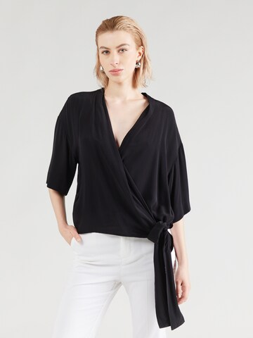 & Other Stories Blouse in Zwart: voorkant