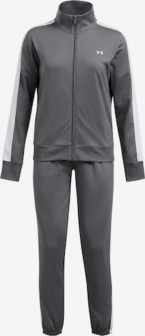UNDER ARMOUR Trainingspak in Grijs: voorkant