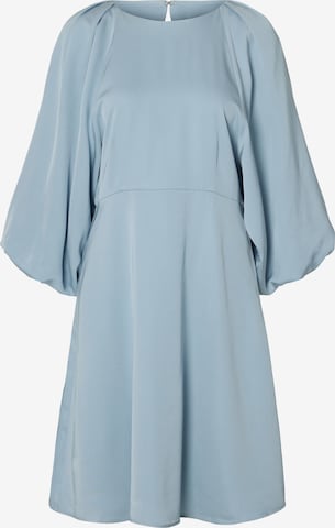 Robe SELECTED en bleu : devant