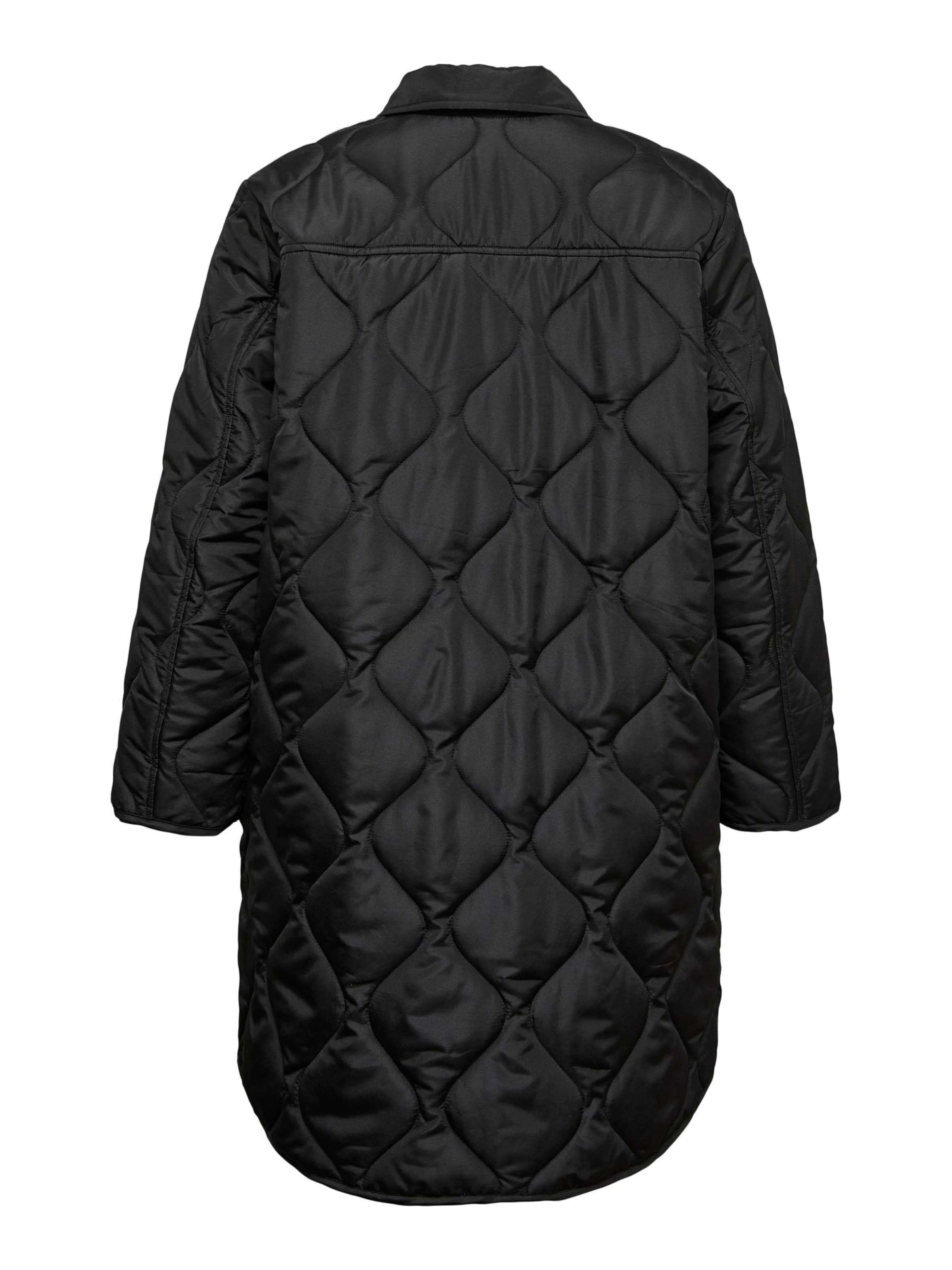 Manteau mi-saison 'VMCmillie' Vero Moda Curve en noir