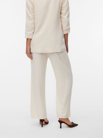 VERO MODA Wide leg Broek 'VMSisse' in Beige