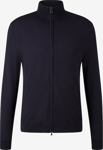 BOGNER Knit Cardigan 'Oscar' in Blue: front