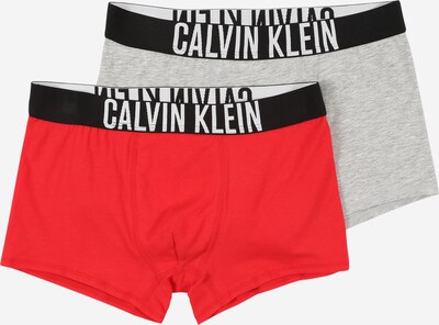 Calvin Klein Underwear Boxershorts in graumeliert / hellrot / schwarz / weiß, Produktansicht